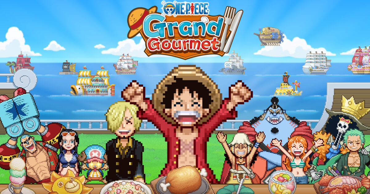 One Piece Grand Gourmet: cozy pixel art de restaurante