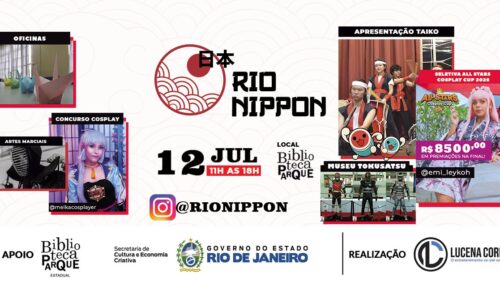 Rio Nippon 5ª Edição no Rio de Janeiro: 9 torneios de fighting games, 12 de julho