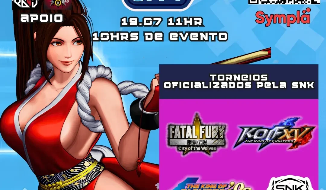 Caxias Geek City recebe torneios oficiais da SNK em julho