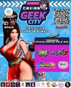 Caxias Geek City recebe torneios oficiais da SNK em julho