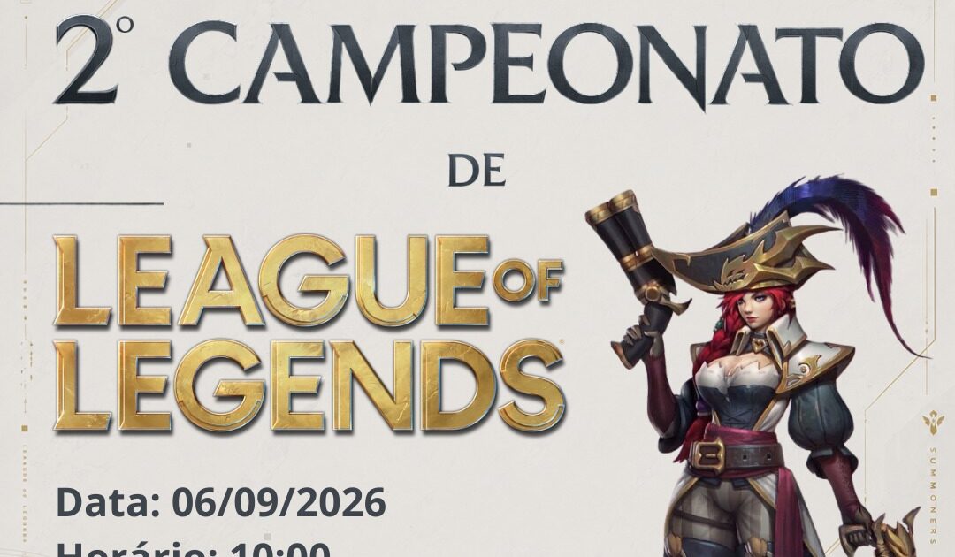 2º Campeonato de League of Legends no Maxi Shopping Jundiaí em setembro