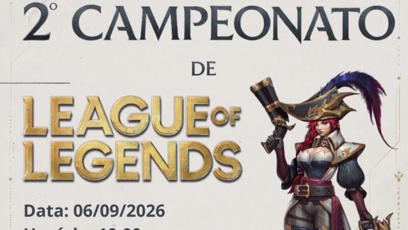 2º Campeonato de League of Legends no Maxi Shopping Jundiaí em setembro