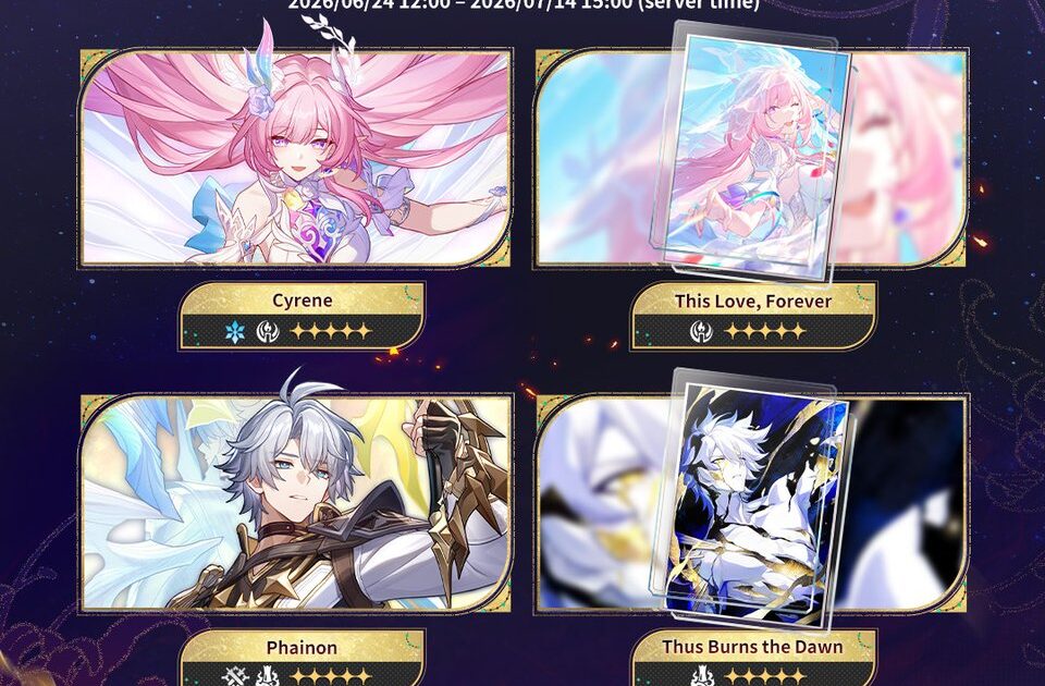 Honkai: Star Rail 4.3 Phase II: Cyrene e Phainon no banner a partir de 24 de junho