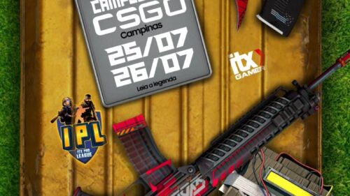 Campeonato CS2 ITX Campinas: presencial em SP, 25 e 26 de julho