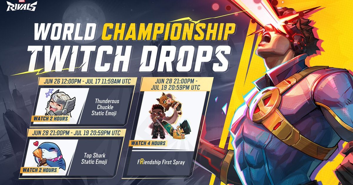 Marvel Rivals Creator World Championship 2026, de 26 a 28 de junho, com premiação de US$300.000
