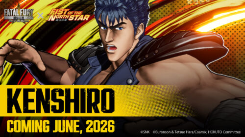 Fatal Fury: Kenshiro de Hokuto no Ken (Fist of the North Star) é o sexto e último personagem do passe season 2
