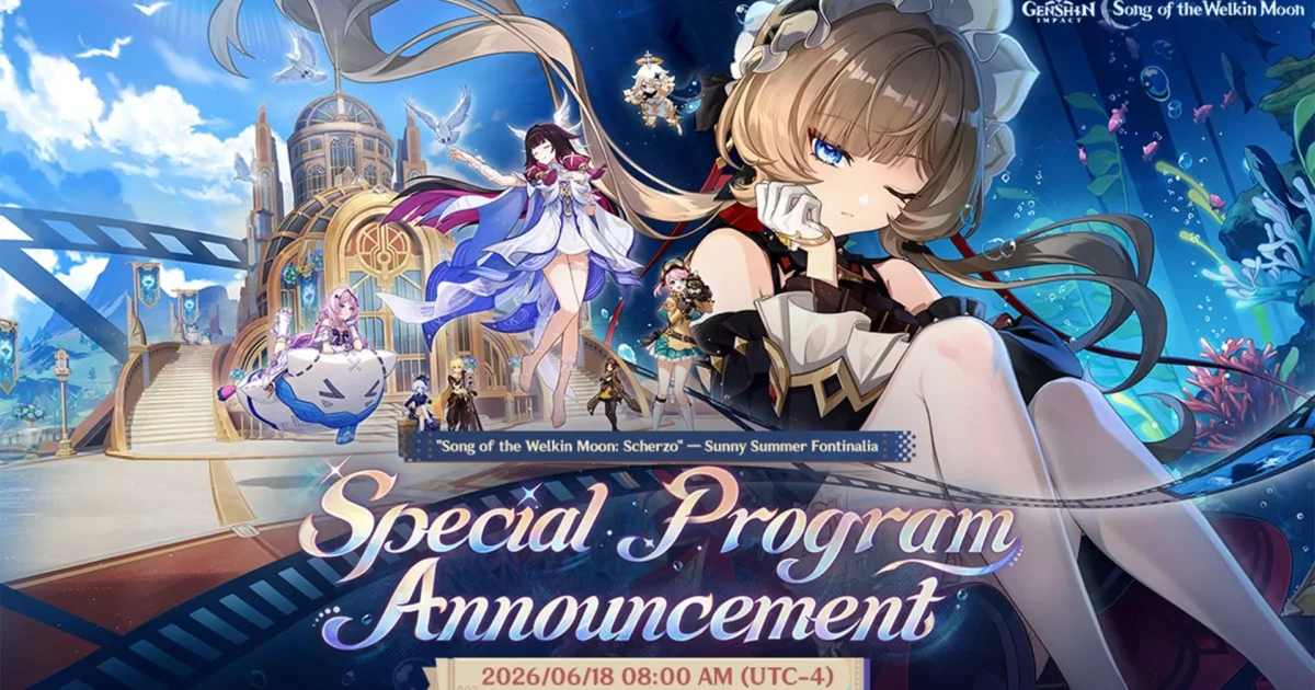 Genshin Impact: live da versão 6.7 Luna VIII, 18 de junho