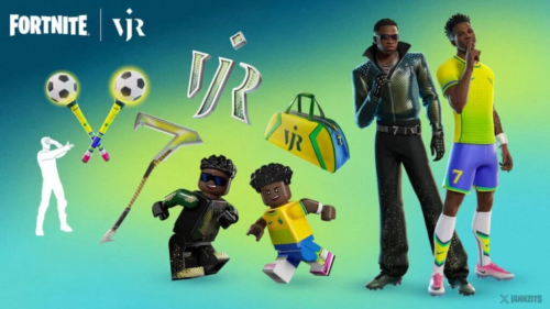 Vini Jr. entra no Fortnite com skin da Icon Series às vésperas da Copa do Mundo 2026