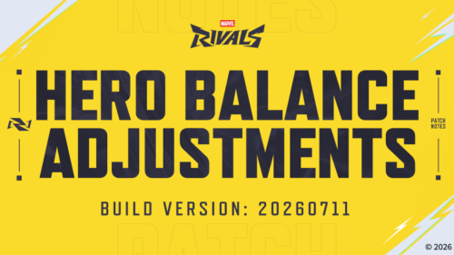 Marvel Rivals: balanceamento 20260711 apos a Temporada 9