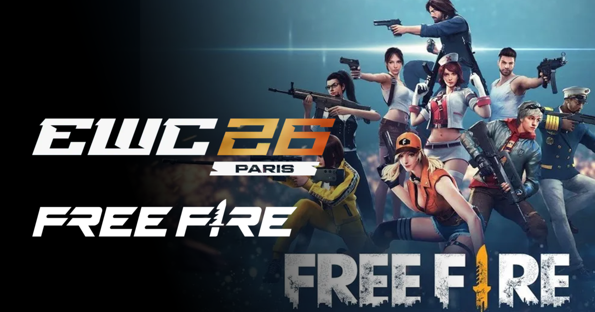 Free Fire na EWC 2026: de 15 a 18 de julho, prêmio de US$1.000.000