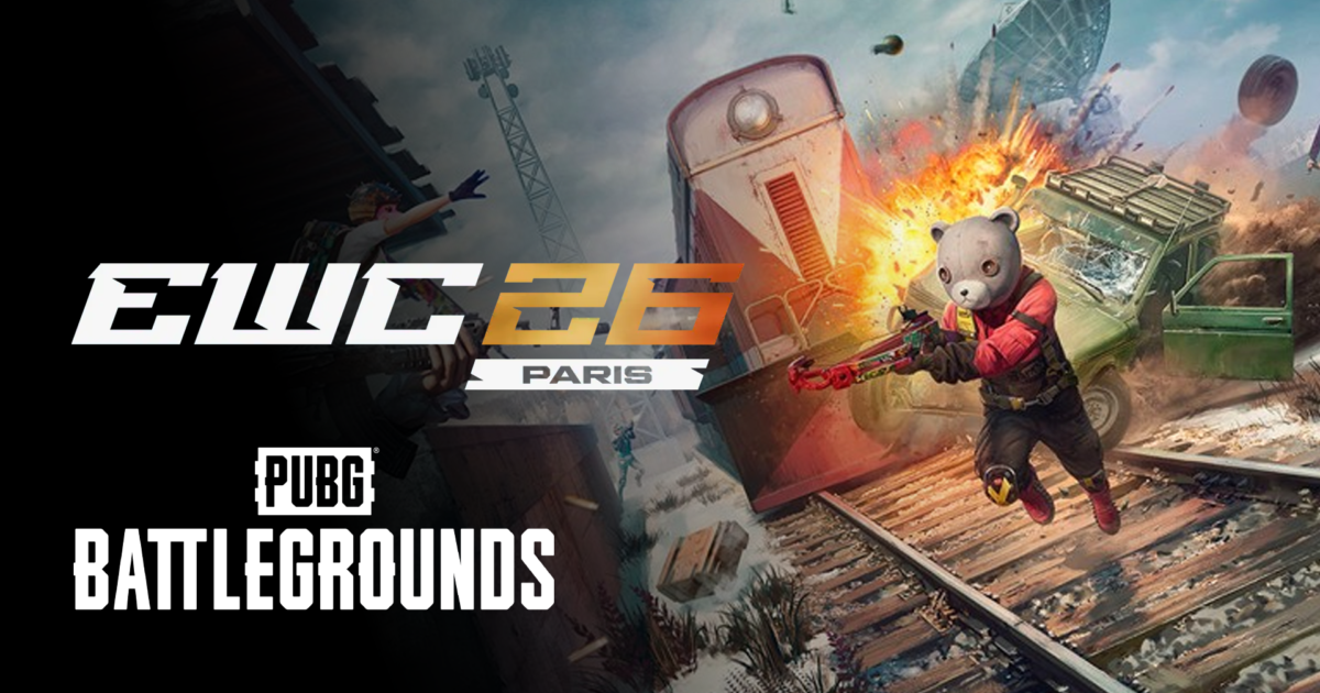 PUBG Battlegrounds na EWC 2026: de 21 a 26 de julho, prêmio de US$2.000.000