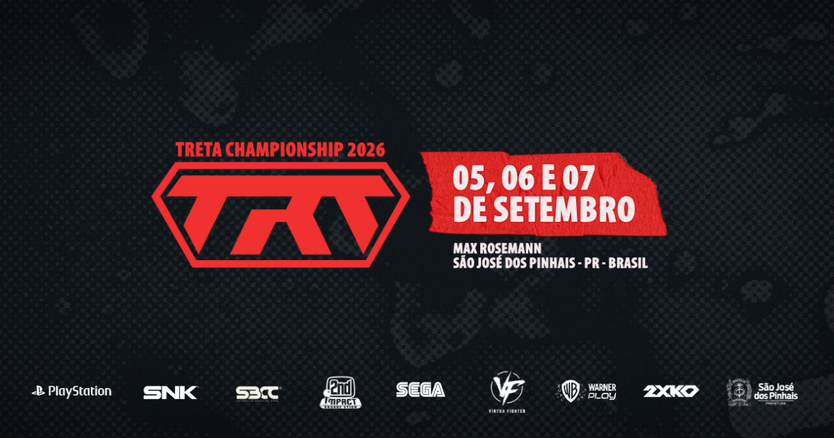 Treta Championship 2026: São José dos Pinhais, de 5 a 7 de setembro