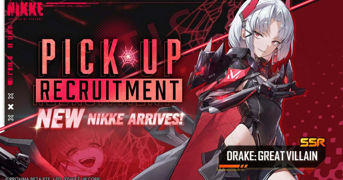 NIKKE: Drake Great Villain, nova SSR do banner de setembro