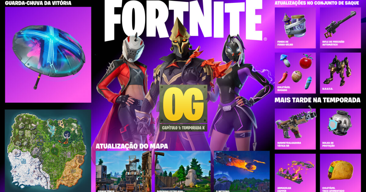 Fortnite: Raiz recebe a Temporada X em 3 de setembro