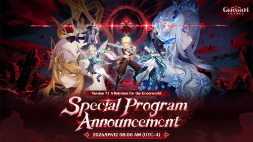 Genshin Impact 7.1: programa especial em 12 de setembro