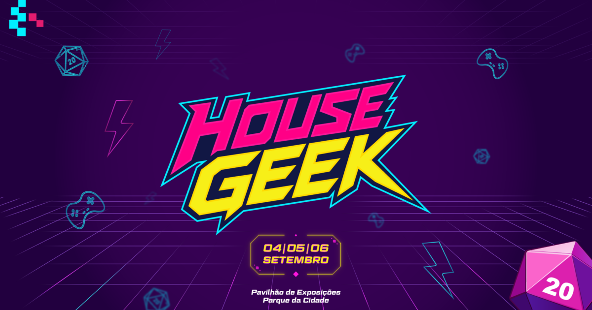 HouseGeek 2026 em Brasília: torneios de esports em 5 jogos, de 5 a 7 de setembro