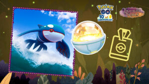 Pokémon GO: GO Pass Outubro com Kyogre e Fall Marathon estreia Bramblin no jogo