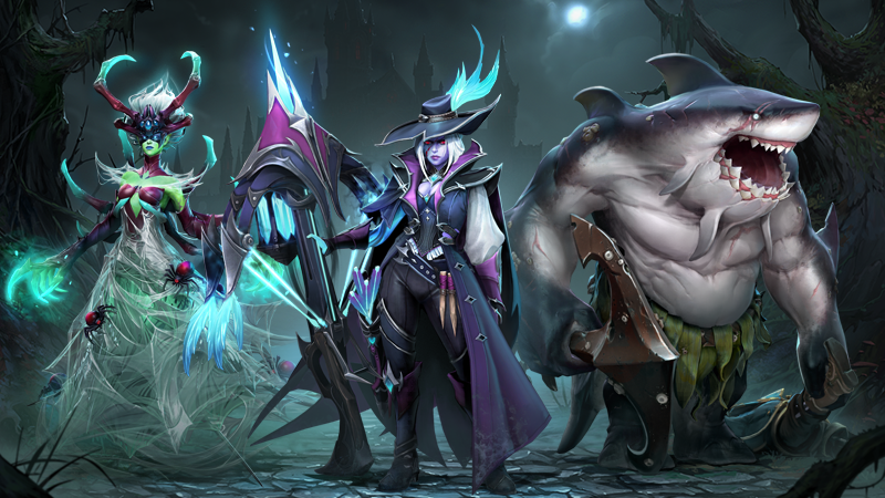 Dota 2: Trove of Terror traz Arcanas do Tidehunter e da Drow Ranger