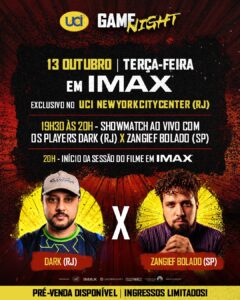UCI Game Night Street Fighter no Rio: showmatch de SF6, 13 de outubro